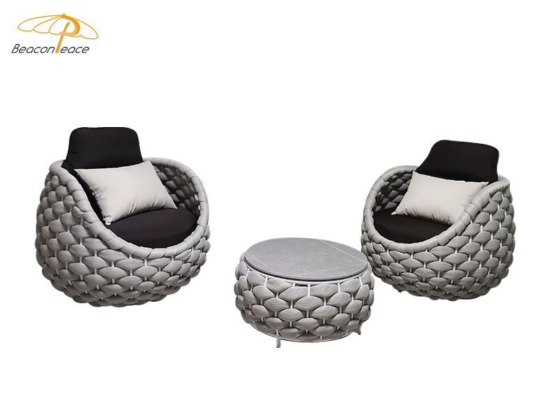 3 piece rope bistro set