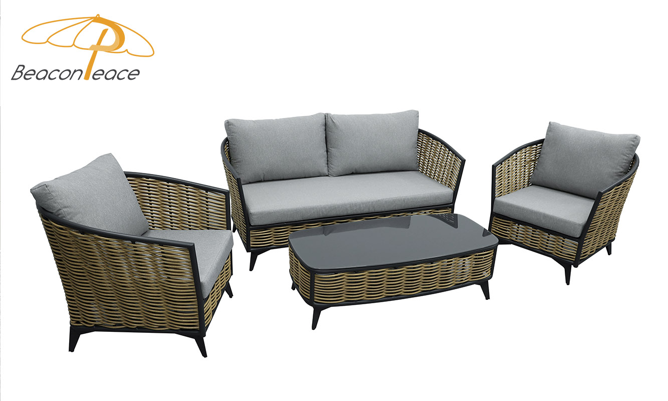 Model BP3546 Outdoor Garden Patio Rattan Furniture Sofa Set